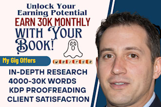 ghostwrite 30k words, ebook writing, book editor and ghostwriter ebook writer