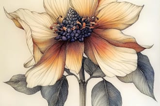 paint a botanical illustrations
