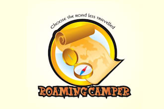 make superior perfect spotless logo for roaming camper