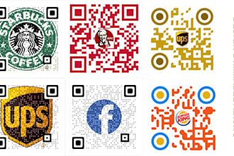 create a unique custom qr code design with your logo for business and marketing
