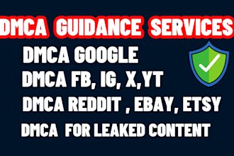 guide you how to send dmca notices to google, fb, ig, x, reddit, etsy, ebay