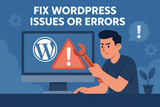 fix wordpress issues and errors