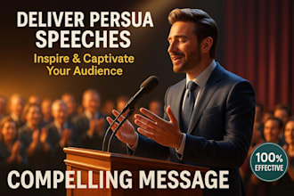write a powerful and engaging speech for any occasion