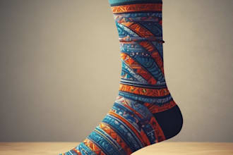 design unique socks design for your brand