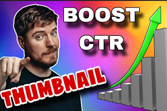 design catchy your youtube thumbnail