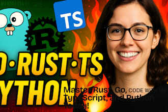 help in rust, go typescript and python projects