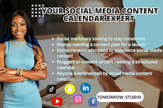 30 days social media content calendar, post templates, marketing strategy, brand