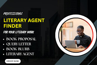 submit your book to active literary agents, write book proposal, query letter