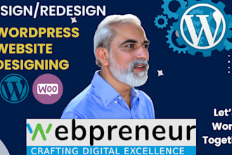 design or redesign wordpress website development using divi