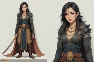 design an amazing d and d character for you