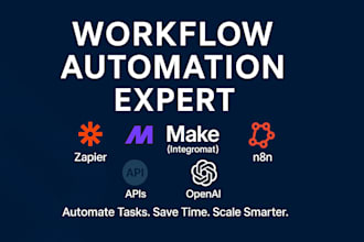 setup your workflows with zapier make integromat n8n webhooks and openai