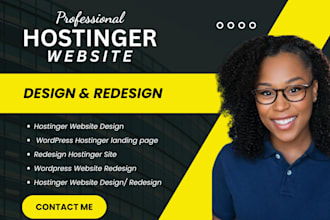 hostigner website design hostinger website redesign clone wordpress website