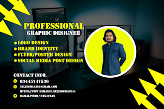 do modern professional business logo design, with mockup,