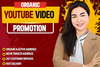 do organic youtube video promotion for channel growth
