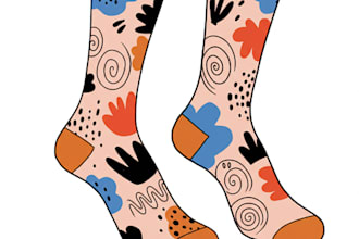 make design custom sneakers socks for your brands