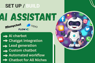create ai chatbot for  your social media and business using manychat and chatgpt