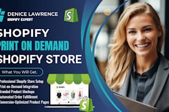 set up print on demand shopify store