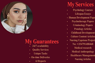 do psychology, human life span development and psychotherapy