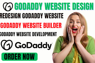 design godaddy website development redesign godaddy website on godaddy builder