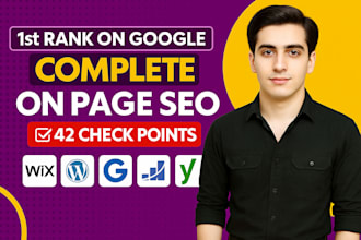 do on page seo para google for wordpress shopify wix website