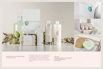 design elegant cosmetic label
