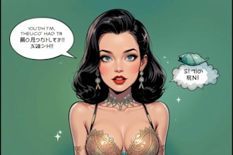 draw a pin up girl and pin up girl of art