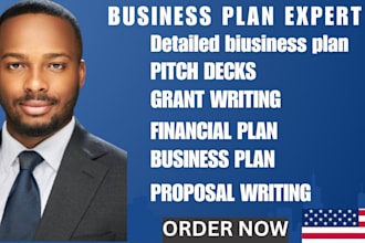develop a complete business plan for startups, business plan writer