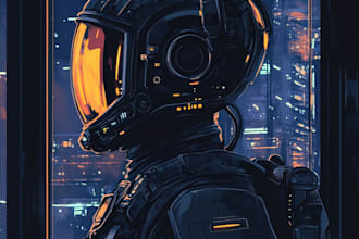 do a sci fi character design or sci fi character art