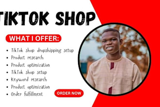 do tiktok shop setup, tiktok dropshipping, tik tok shop and tiktok shop manager