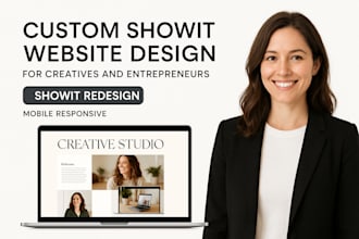 custom showit website design for creatives and entrepreneurs showit redesign