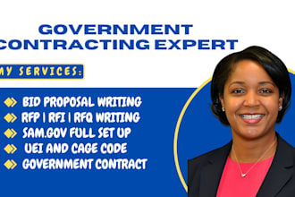 write a winning government bid proposal and respond to rfps