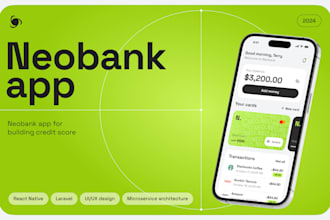 develop neobank app p2p payment app money transfer app loan app bank app