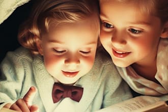 read your kids storybook in a warm and engaging voice