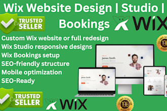build design redesign wix website wix studio or wix booking events site