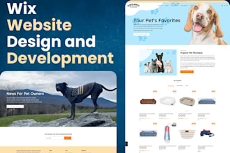 do custom wix website development, landing page, figma to wix studio