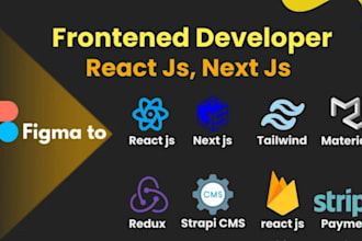 convert figma to react, next js, design website with tailwind CSS, material UI