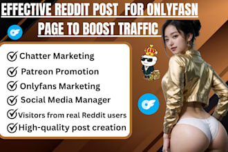 do reddit post marketing for adults page fanvue ai for onlyfans traffic