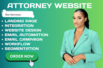 design attorney, lawyer, law firm, services notary business, wordpress website