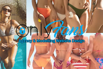 design only fans agency website only fans modelling website onlyfan landing page