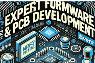 develop nrf52, stm32, esp32 firmware and pcb design, nlp ai website, scan c