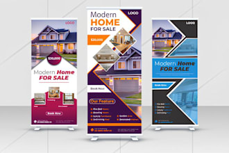 build 3d and 2d banner design for your website