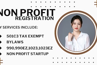 start nonprofit setup, file 501c3 tax exempt, 1023, 1023ez, 990, 990ez, bylaws