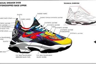 design shoe tech pack shoe design footwear design sneakers flat sketch heels