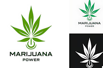 design cannabis weed marijuana cartoon mascot logo