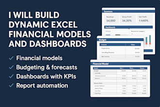 create custom budgets, forecasts, and business reports