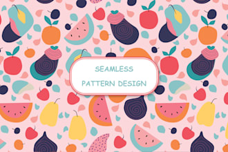 design seamless repeat vector patterns for you