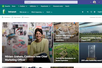 design intranet portal sharepoint intranet website, microsoft 365 website