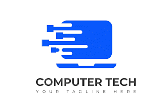 design a unique web programming logo with original concept