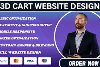 create 3dcart shift4shop website design create ecommerce website store redesign