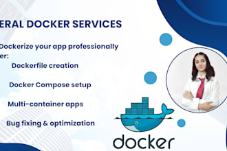 containerize your application using docker